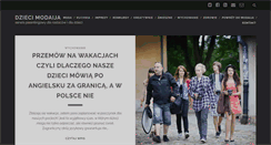 Desktop Screenshot of dzieci.modaija.pl