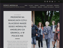 Tablet Screenshot of dzieci.modaija.pl